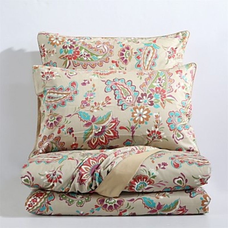 Floral Cotton 4 Piece Duvet Cover Sets